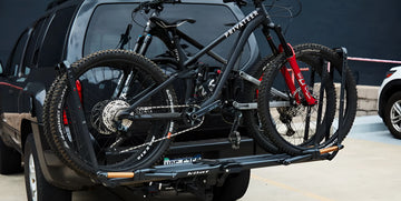 bicycle carrier on trailer hitch