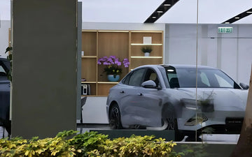 BYD auto car showroom