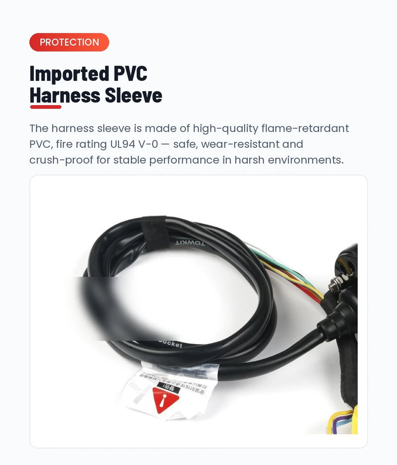 Vehicle-Specific Trailer Wiring Harness Kit with Anti-Error CAN Module — Fits 99% 4x4, Ute & EV Models Detail