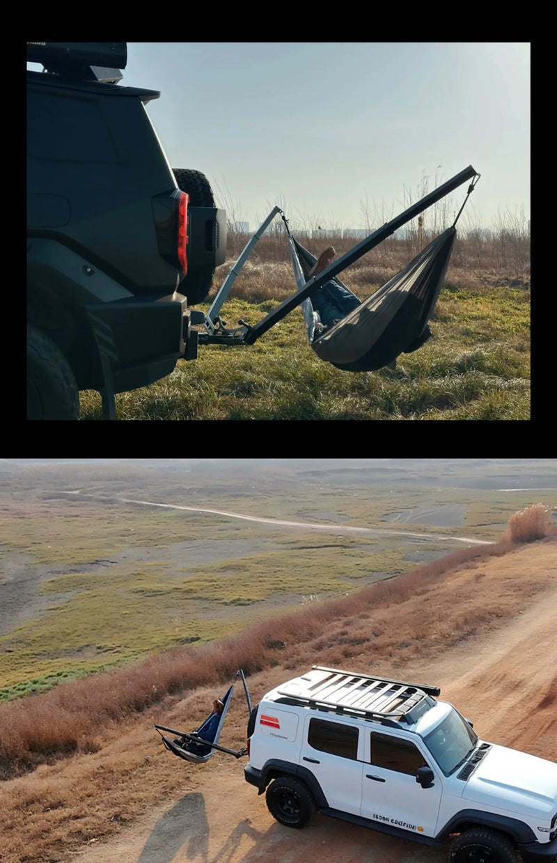 Hitch Hammock Mount 4x4 for SUV and RV Detail