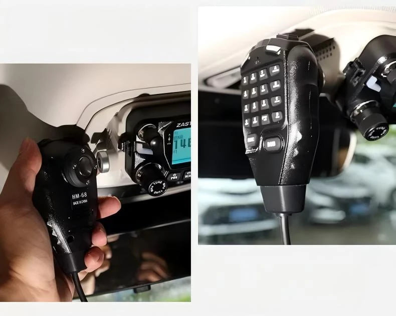 Gwm Tank Overhead Radio Mount with 4-Gang Switch Panel Magnetic Mic Dock Detail