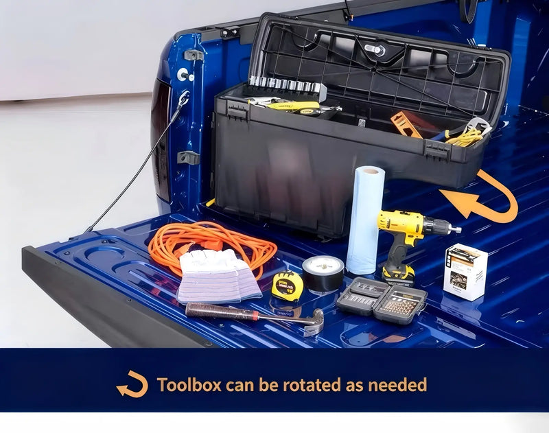 BYD Shark 6 Swing-Out Tool Box | Lockable Ute Tub Storage Case Detail