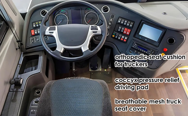 Cojín de Gel Transpirable para Asiento: Plegable y Divisible para SUV y Camiones - Uso Universal Detail