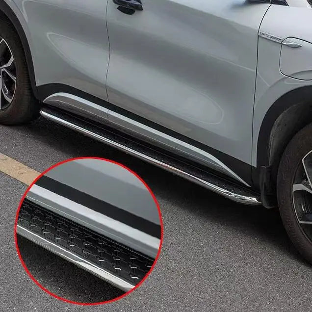 One Pair 2020-2024 BYD Atto 3 Aluminum Side Steps Detail
