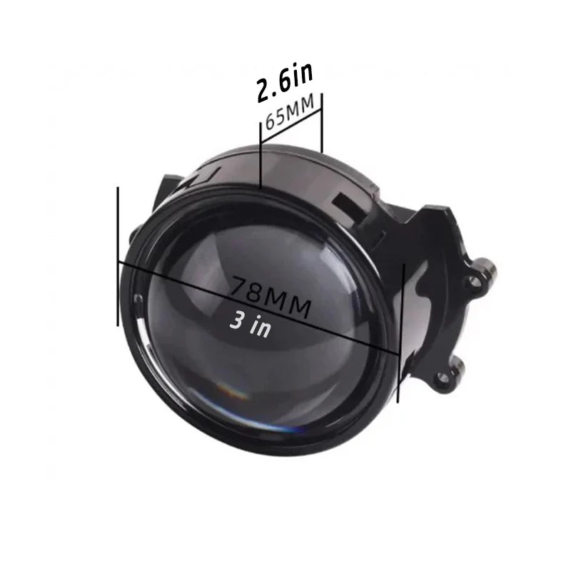 One Pair Demon Eye Headlight Decoration Kit 12V Detail