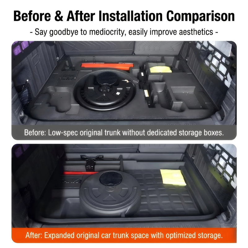 GWM Tank 300 Lower Trunk Storage Box (LHD) - Overland Gear Organizer Detail