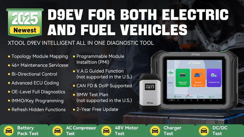 D9EV OE-Level EV Diagnostic Tool for High Voltage Systems Detail