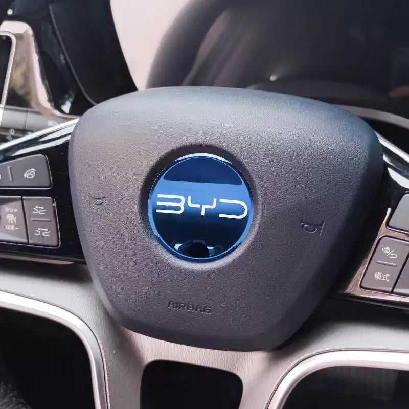 BYD Steering Wheel Emblem Badge Detail
