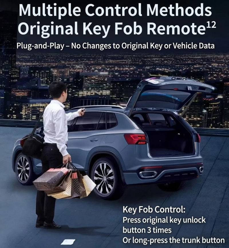 Smart Electric Power Tailgate Kit – Multi-Control, Anti-Pinch & Soft-Close Detail