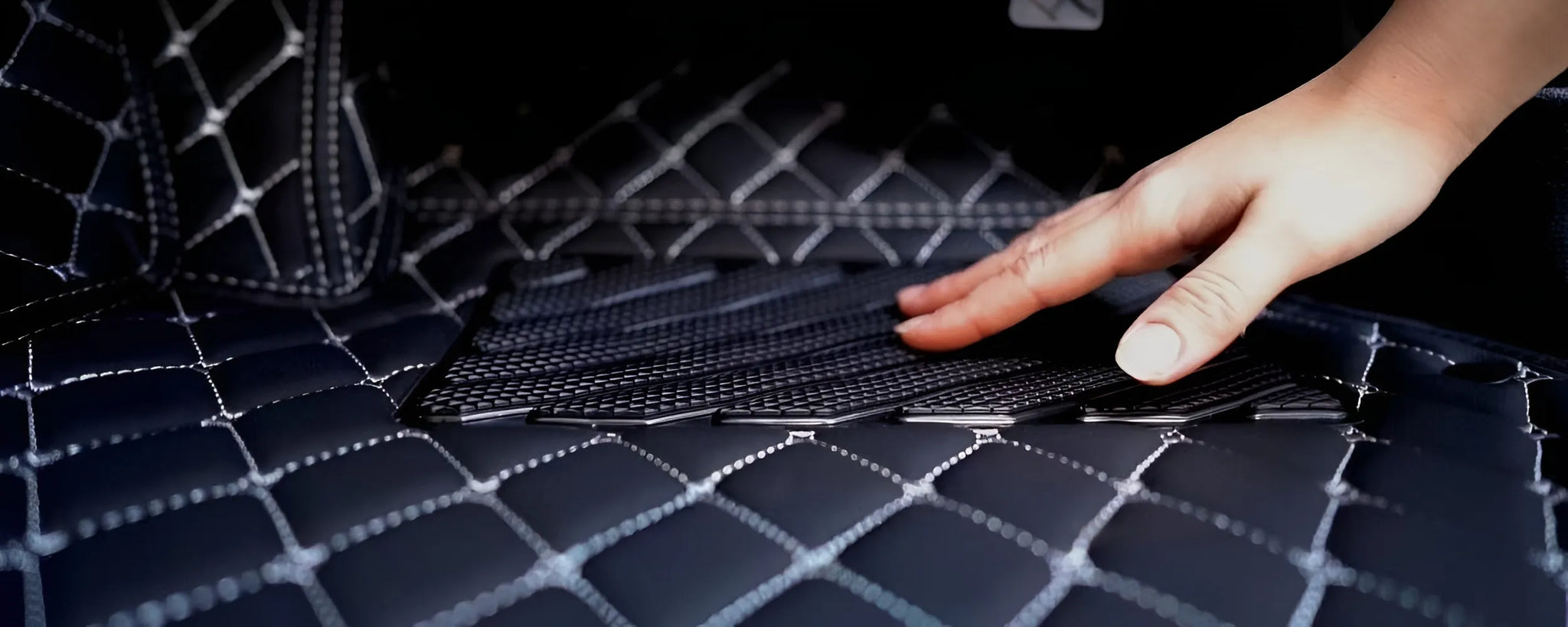 Diamond Pattern Trunk Mats 
