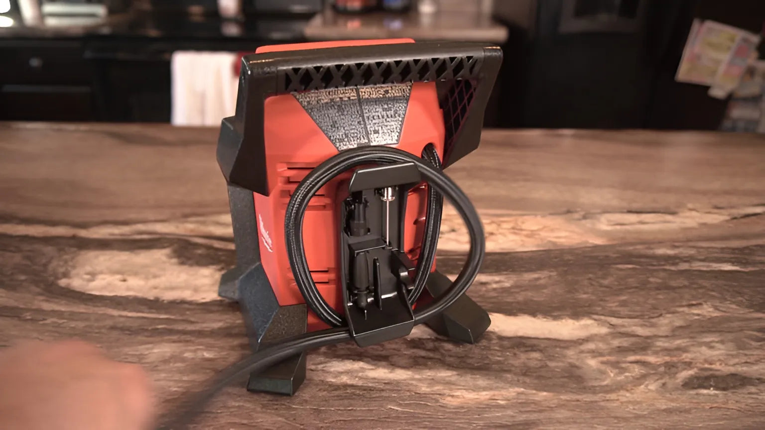 The Milwaukee tire inflator