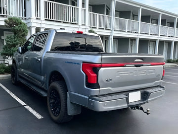 Ford F-150 Lightning with hitch