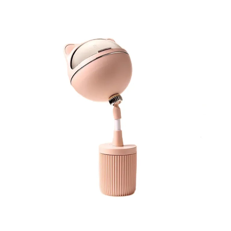 Pink centre armrest trash can