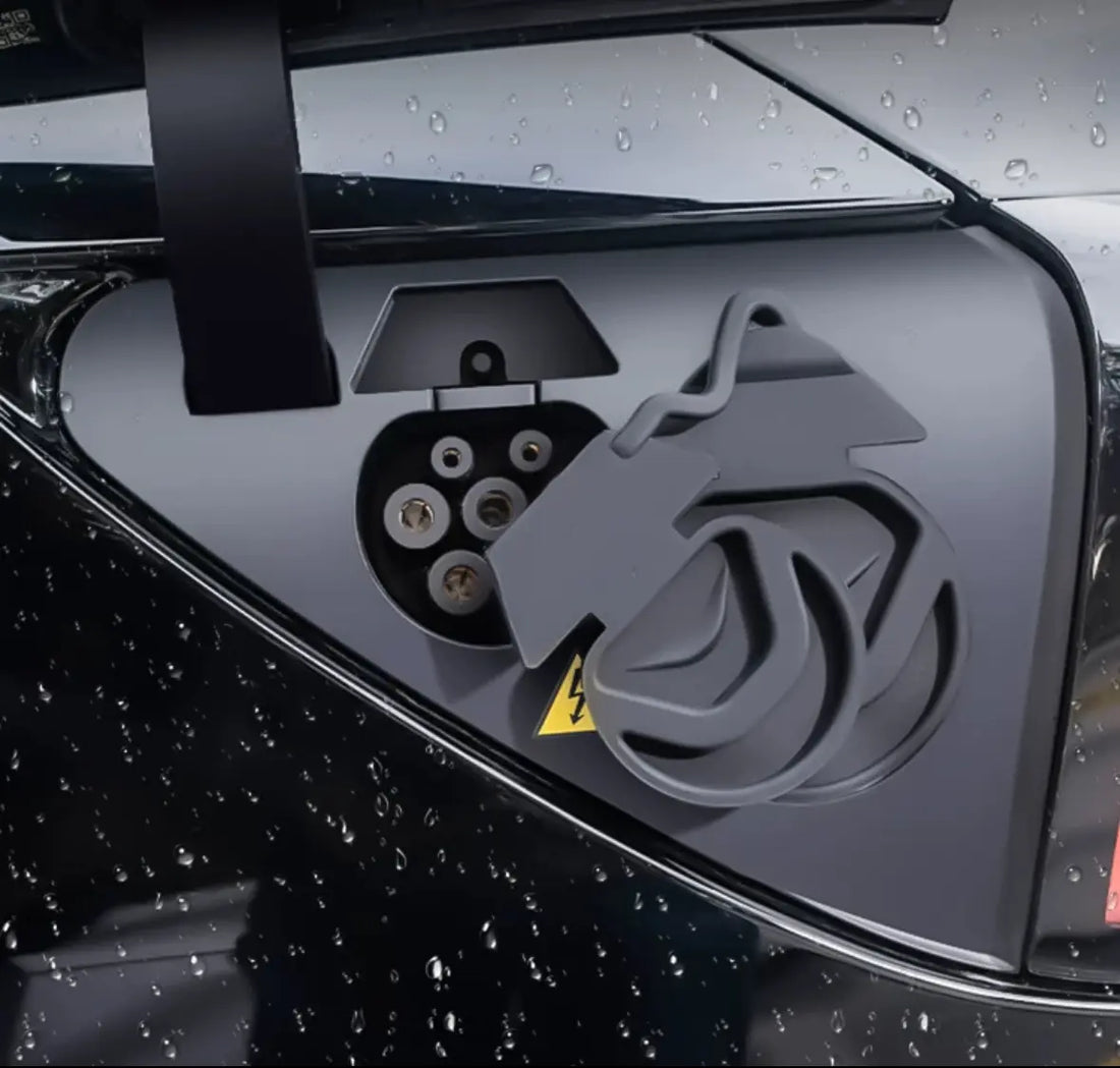 TESLA charging port cover