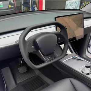 Modified steering wheel tesla