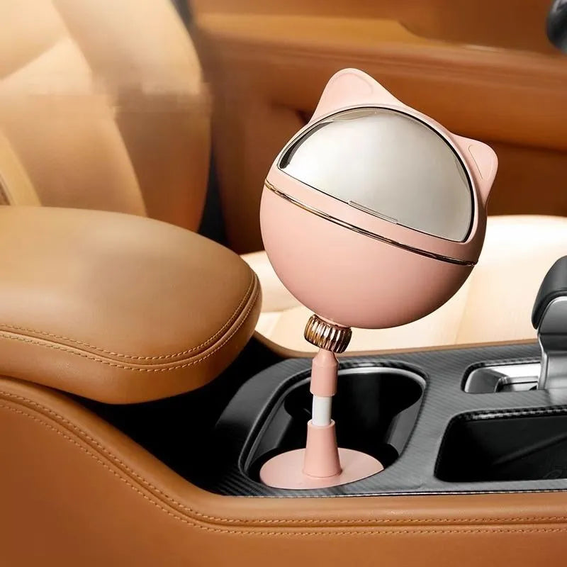 Pink centre armrest trash can