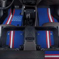 2009 - 2022 Kia Forte Luxury Carpets Car Floor Mats (Floor Mats) Full TPE Floor Mats + Thick Fiber (Blue)