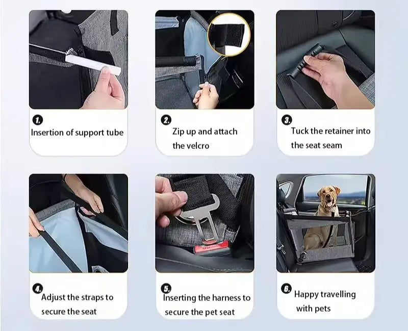 Waterproof dog seat for tesla model x/y/3/s/cybertruck Detail