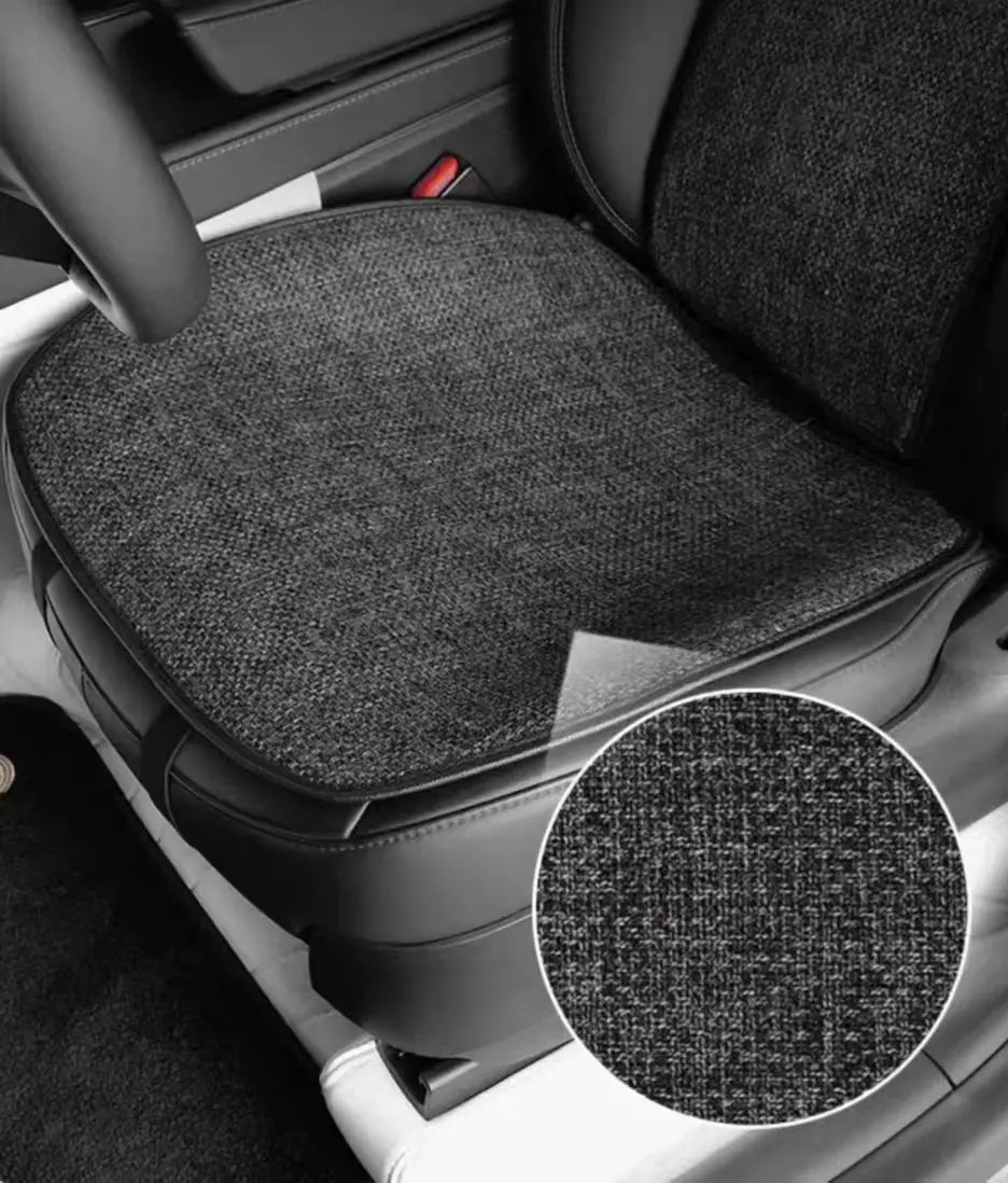 Flax Ventilate Car Seat and Back Cushion Set for Tesla Model 3/Y