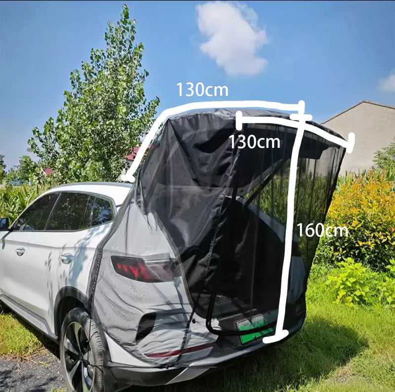 Car Tailgate Camping Mesh Screen for Tesla Detail