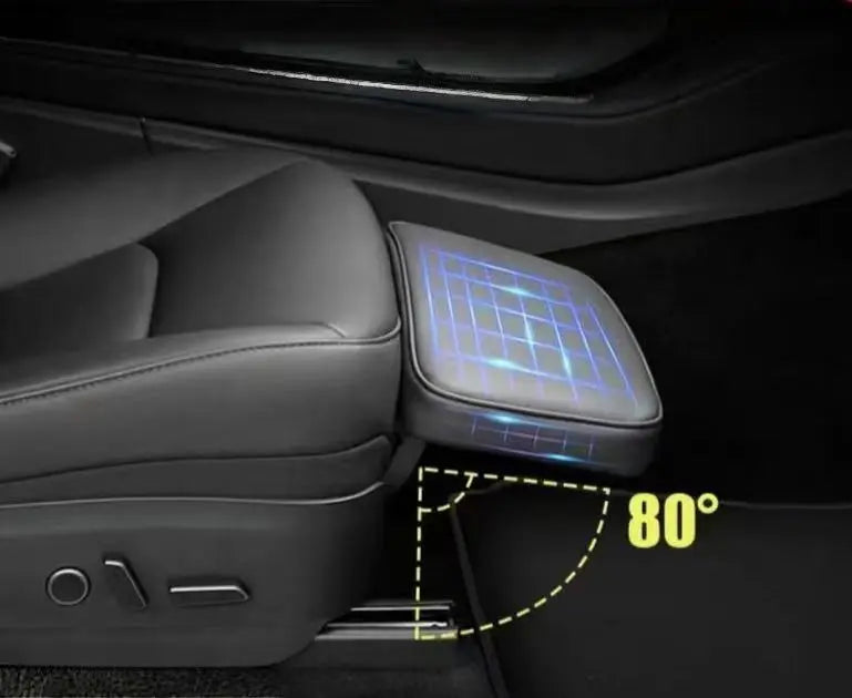 Auto-Adjusting Leg Support Adjustable Footrest for Tesla Model 3/Y Detail