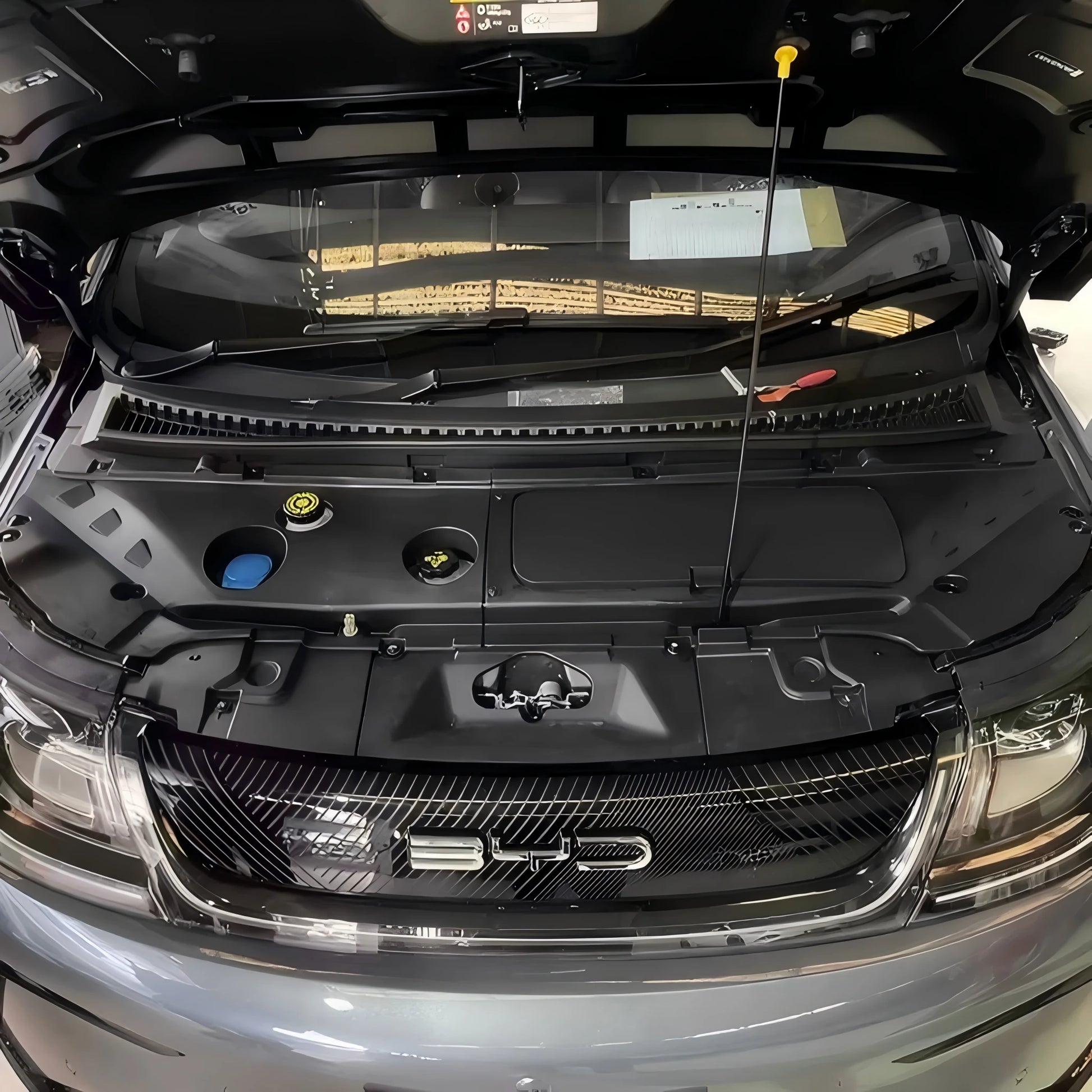 BYD Dolphin RHD Front & Rear Cargo Box Custom-Fit Waterproof Space-Saving Solution back view - BYD - Dolphin