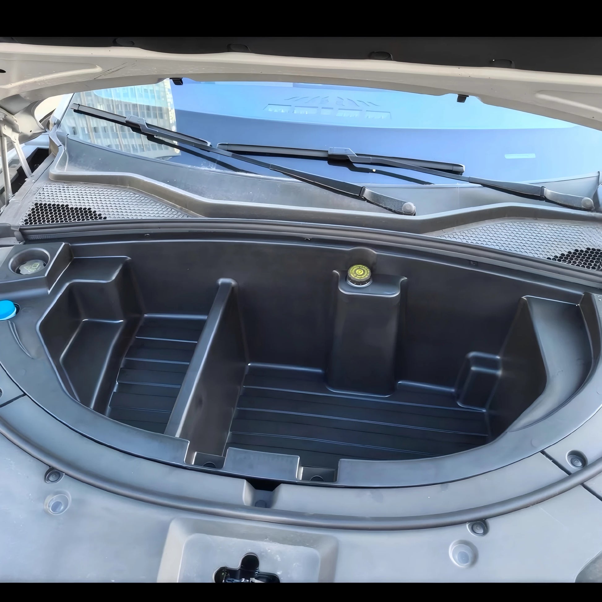 LHD BYD Seal U EV Custom-Fit Divided Front Trunk Storage Box side view - BYD - Seal U EV