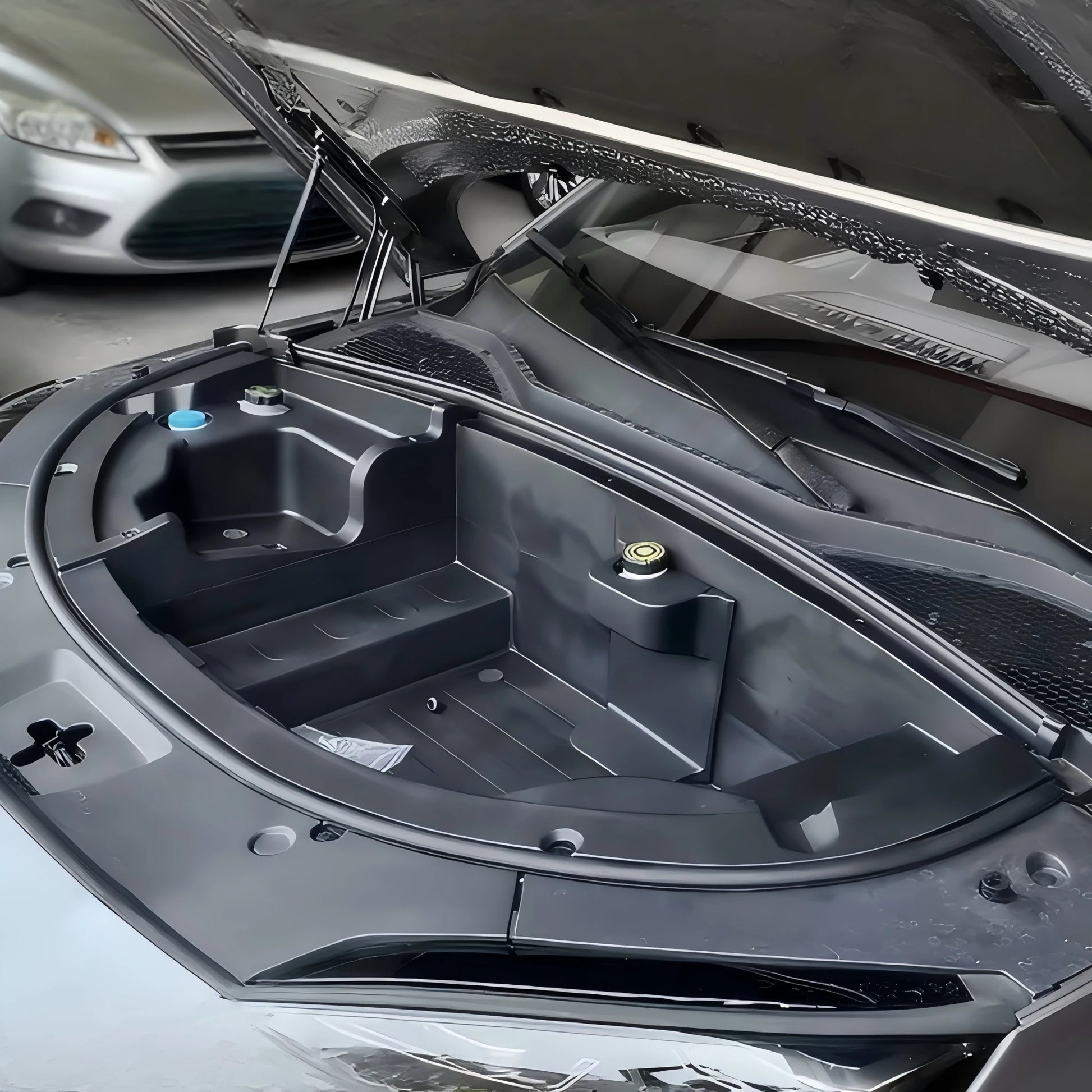 LHD BYD Seal U EV Custom-Fit Divided Front Trunk Storage Box detail view - BYD - Seal U EV
