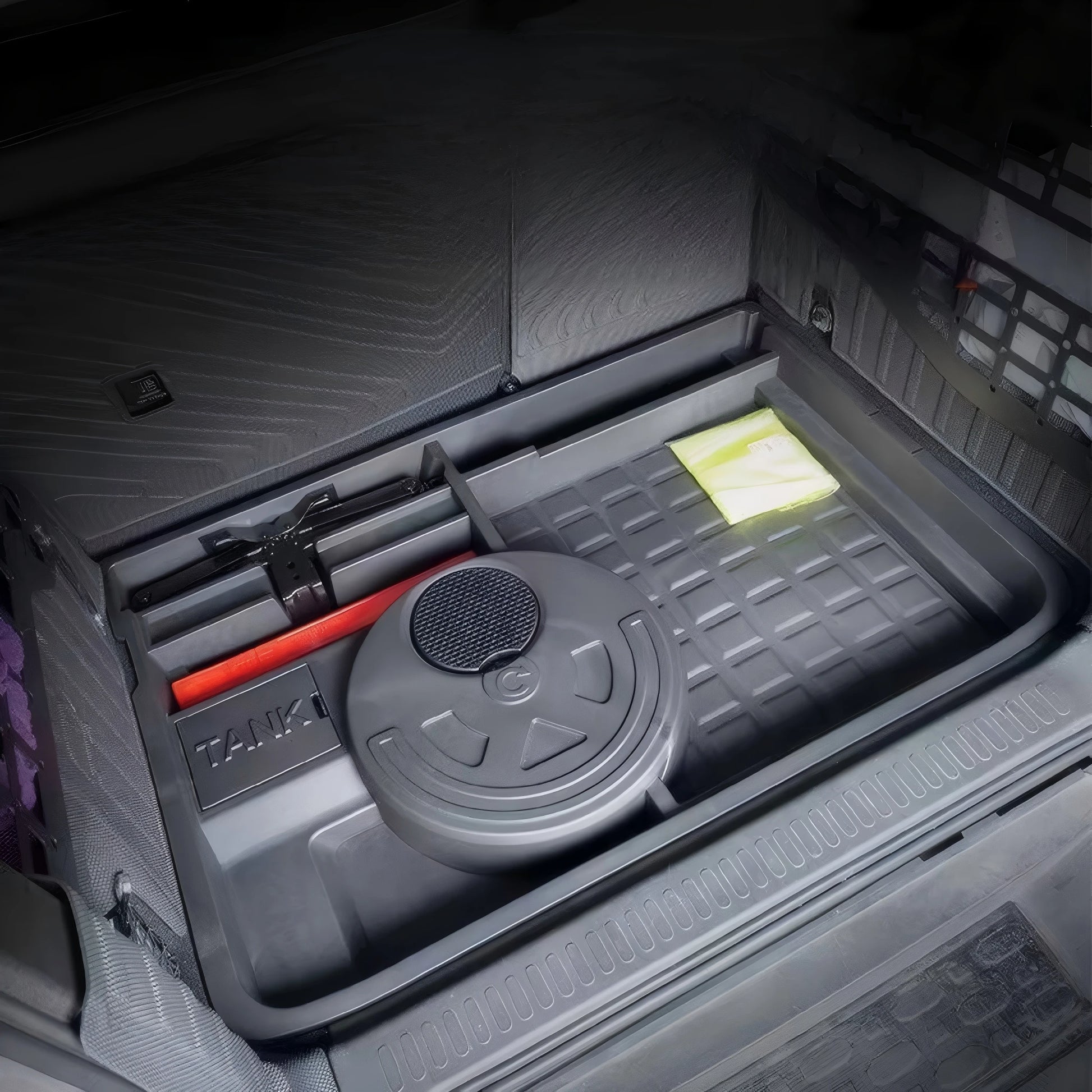 GWM Tank 300 Lower Trunk Storage Box (LHD) - Overland Gear Organizer detail view - GWM - Tank 300