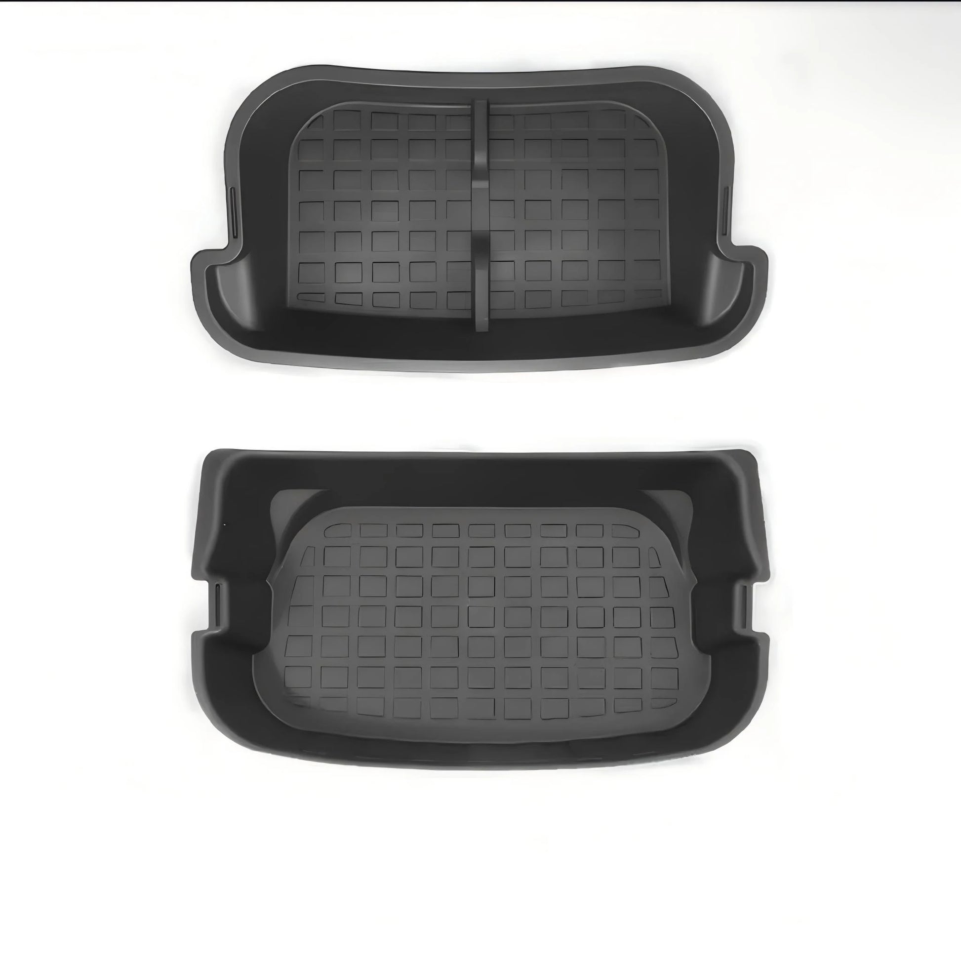 3-Piece TPE Trunk and Frunk Storage Organizer for Tesla Model Y (Right Hand Drive) | Upper & Lower Sub-Trunk Bins detail v...