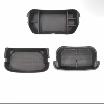 3-Piece TPE Trunk and Frunk Storage Organizer for Tesla Model Y (Right Hand Drive) | Upper & Lower Sub-Trunk Bins for Tesl...