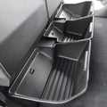 Tesla Cybertruck Rear Under-Seat Storage Bins (3-Piece Organizer Set) detail view - Tesla - Cybertruck