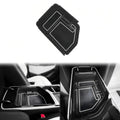 Dual-Layer Center Console Organizer for Kia EV6 - Armrest Storage Tray with Anti-Slip Liners detail view - Kia - EV6