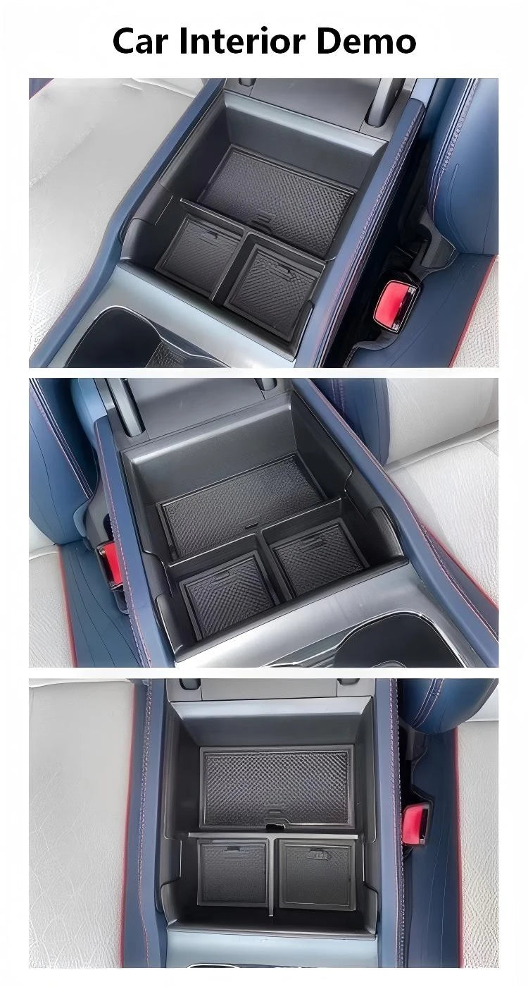 BYD Atto 3 (RHD) Interior Storage Organizer & Armrest Tray Set Detail