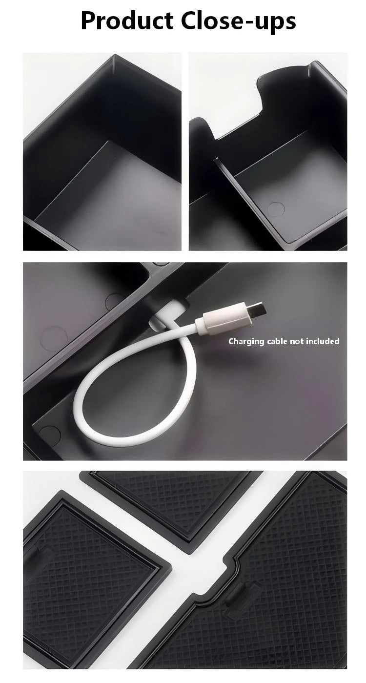 BYD Atto 3 (RHD) Interior Storage Organizer & Armrest Tray Set Detail