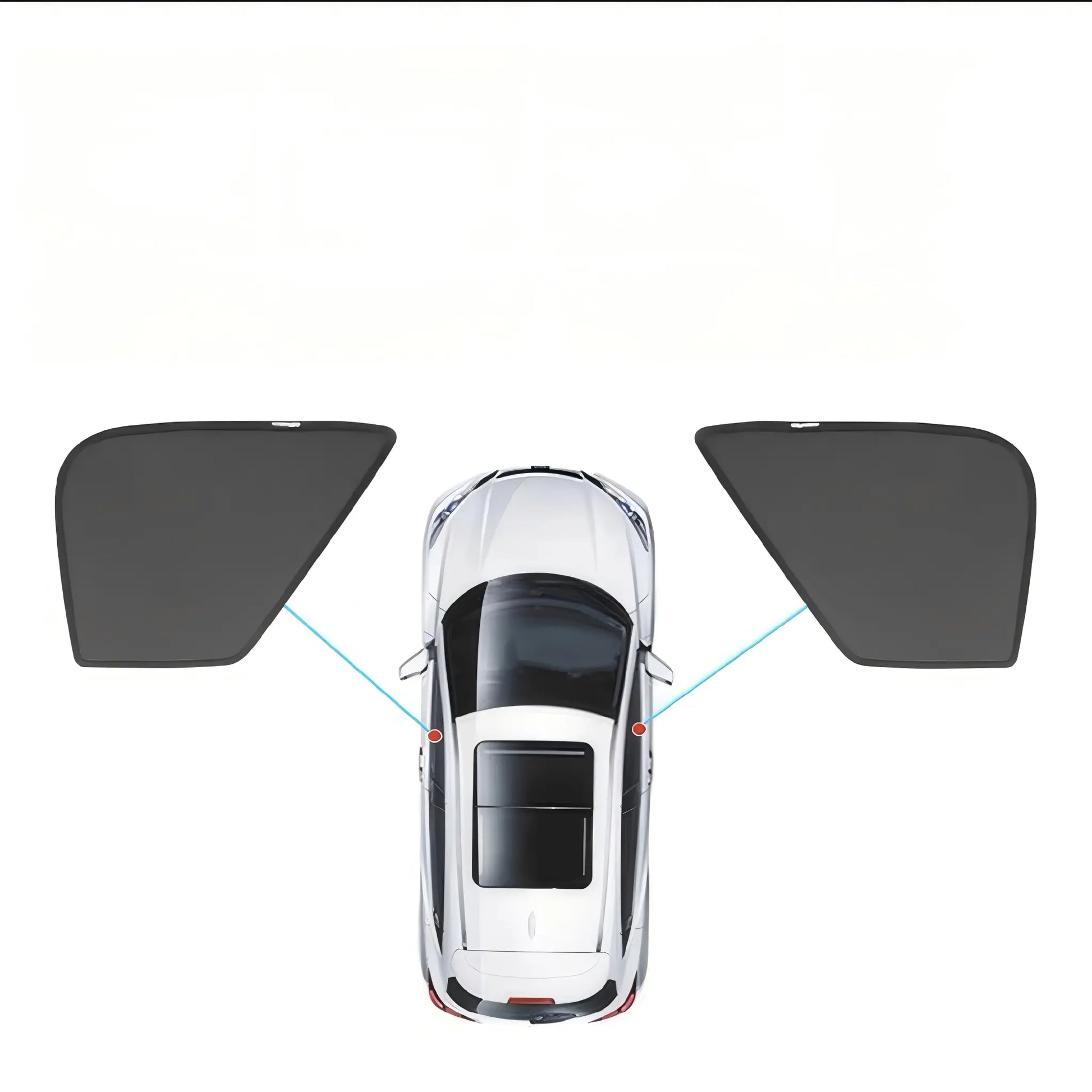 BYD Shark 6 Custom-Fit Overland Window Screens, side view