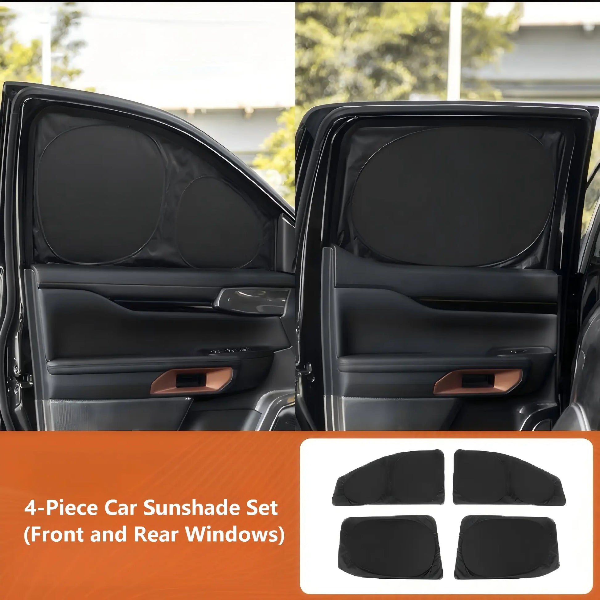 BYD Shark 6 Custom-Fit Overland Window Screens, installed view