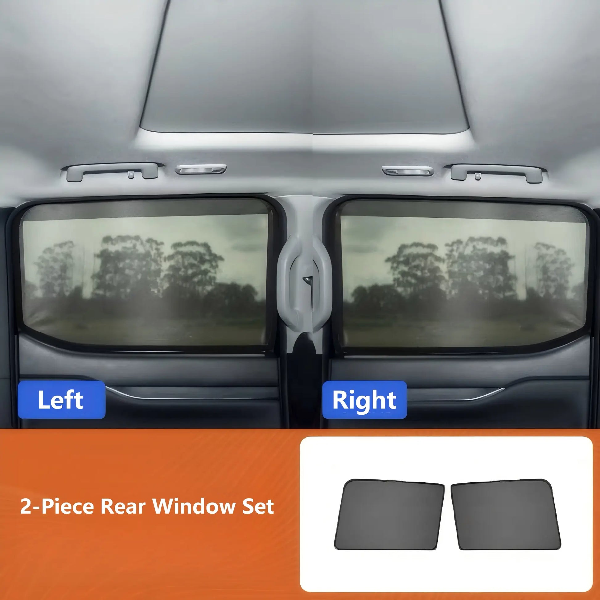 BYD Shark 6 Custom-Fit Overland Window Screens, package contents