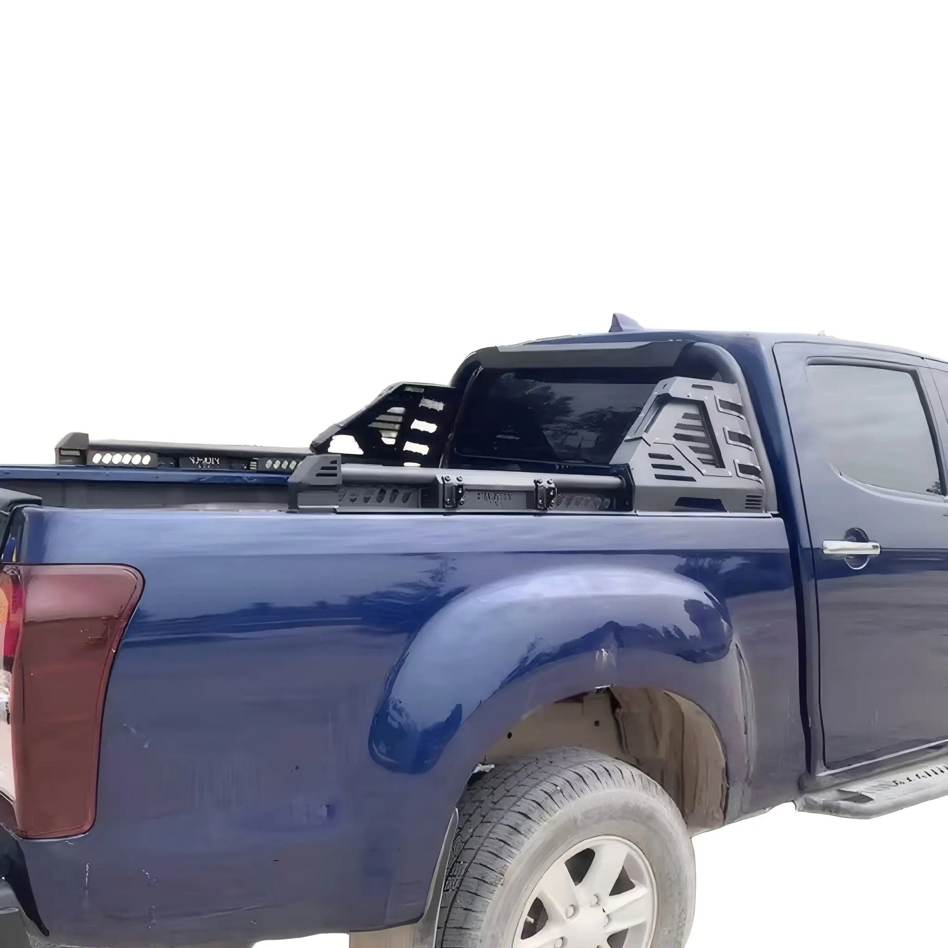 Adjustable Ute Sports Bar & Chase Rack — BYD Shark 6, Triton & RAM 1500, angled view