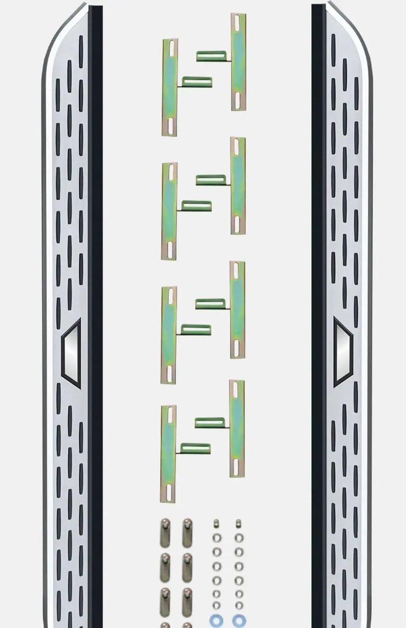 Premium Aluminum & Stainless Steel Side Steps for BYD ATTO 3 Detail