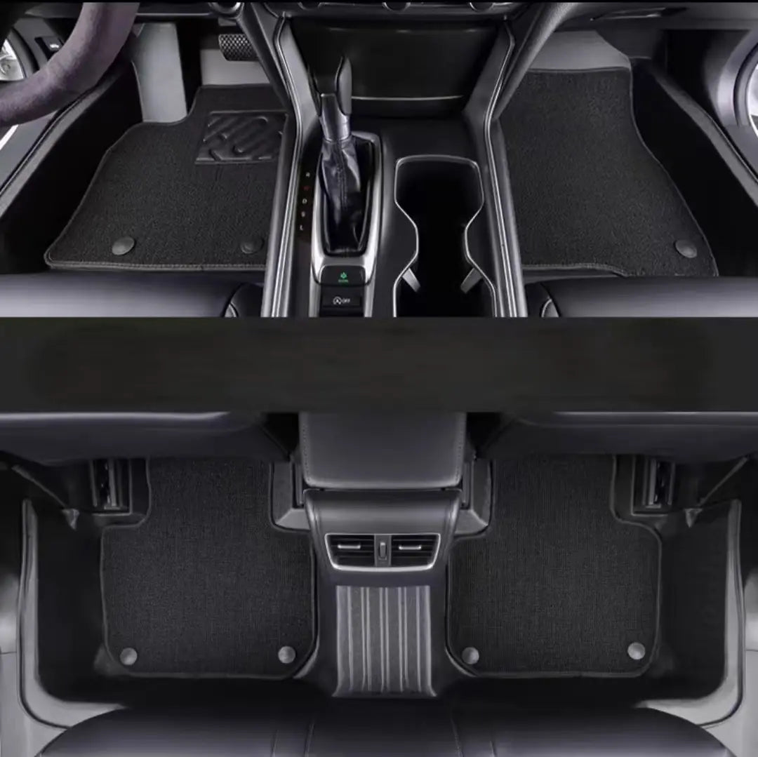 Black TPE floor mats for MG 