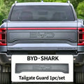 BYD Shark 6 Tailgate Trim & Spoiler, back view