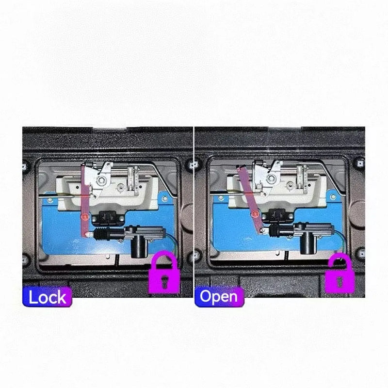 Gwm Cannon Trunk Roller Shutter Lid Remote Control Lock Detail