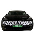 65 - Inch Shark Teeth Decoration Sticker for Tesla Model 3/Y (Tesla decoration stickers) model Y white