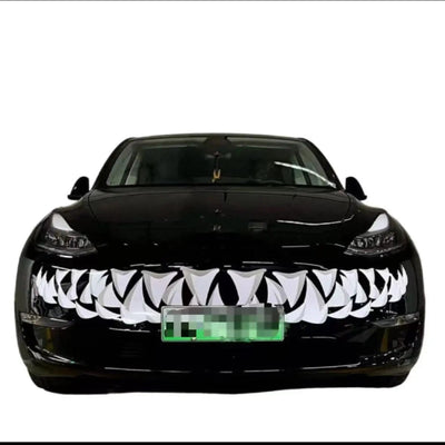 65-Inch Shark Teeth Decoration Sticker for Tesla Model 3/Y