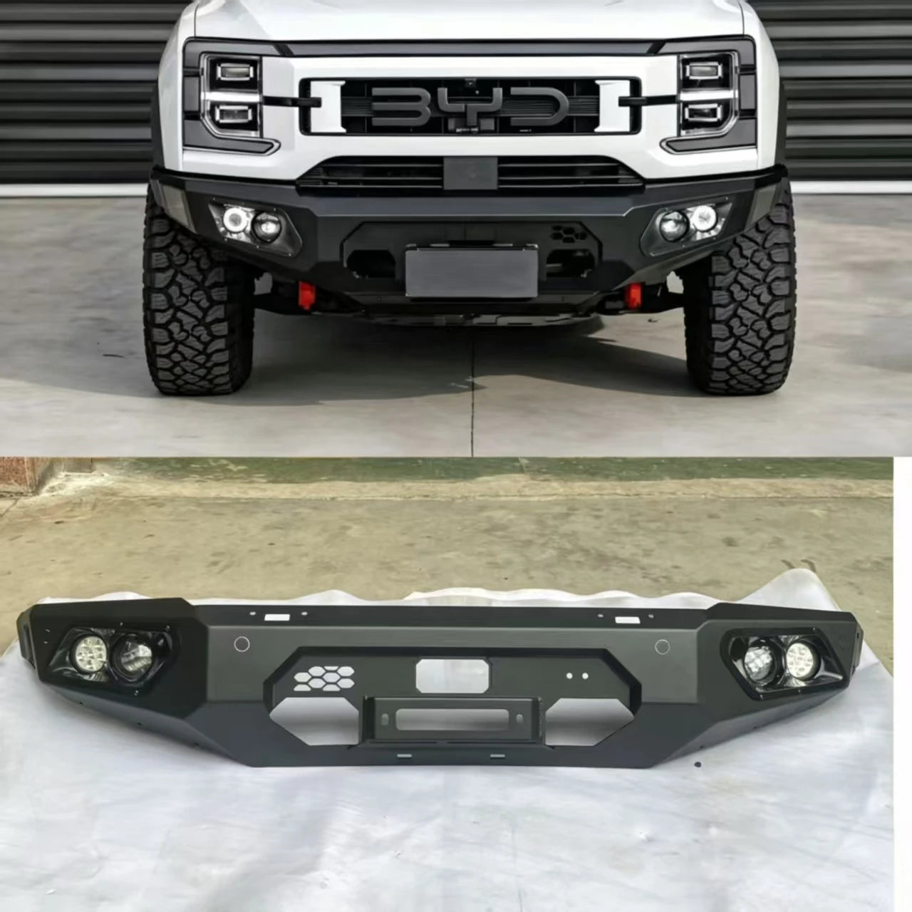 BYD Shark 6 Bull Bar, installed view - BYD - Shark 6