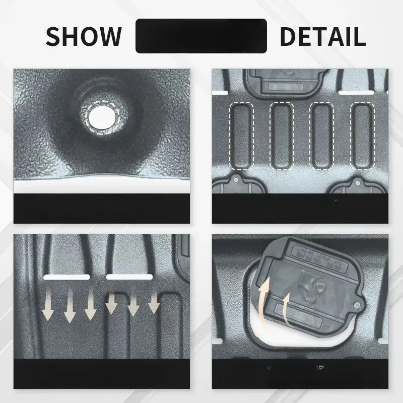 BYD ATTO 3 Metal Underbody Skid Plate - Heavy Duty Chassis & Motor Splash Guard Protection Detail