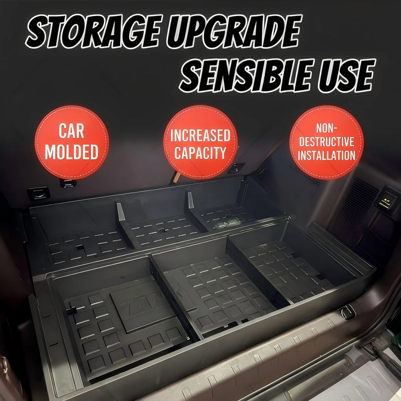 Flush Fit Trunk Side Organizer for GWM Tank 500 Hi4-Z (LHD) - Overland Storage Detail