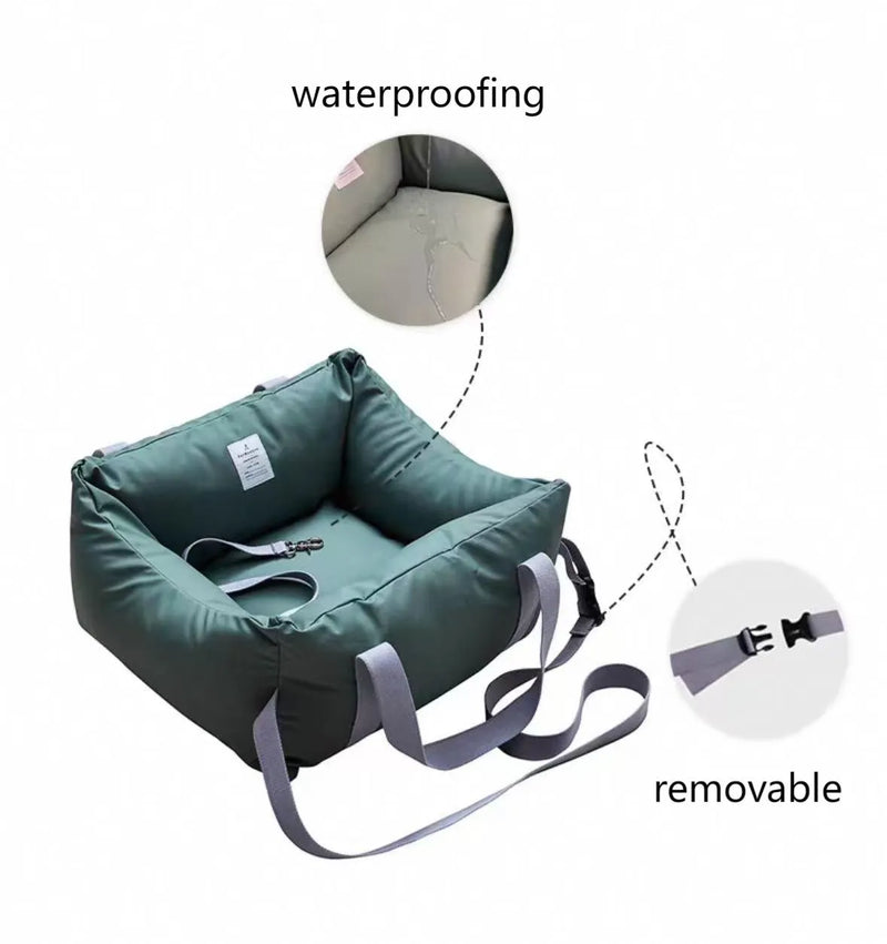 Portable Pet Car Seat with handle strap Detail