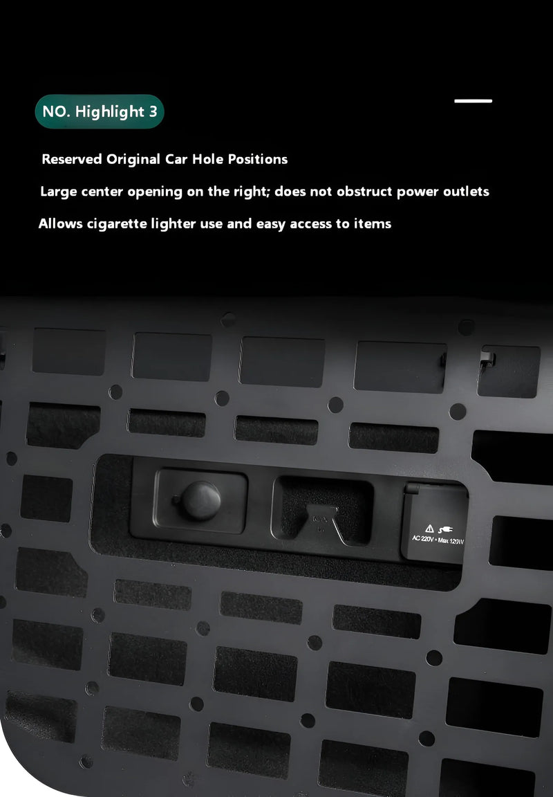 GWM TANK300 Trunk Storage Panel Organizer Detail
